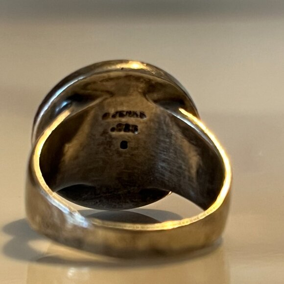 🎯 Lisa Jenks Sterling Silver “Target” Ring Sz 7 - Picture 3 of 5